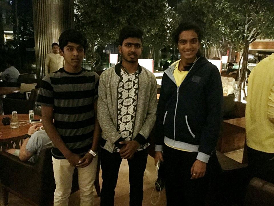 Our Players With Sindhu